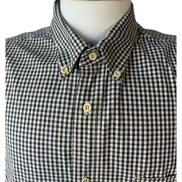 Timberland Button Down Shirt Mens 2XL XXL Green Tan Check - Picture 5 of 8